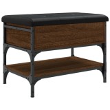 Cumpara ieftin Banca de pantofi, stejar maro, 62x42x45 cm, lemn prelucrat