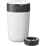 Tommee Tippee Twist &amp; Click White coș pentru scutece + casetă pentru coș 1 buc