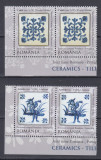 ROMANIA 2010 LP 1869 EM COM. ROMANIA -PORTUGALIA CERAMICA PERECHE MNH, Nestampilat