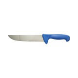 Cutit macelarie profesional 21cm, lama otel 5Cr15MoV, maner Nylon albastru Breckner Germany