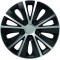 Set capace roti 15` silver&amp;black rapide 4buc