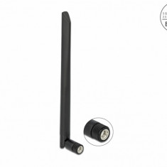 Antena WLAN 802.11 a/ax/a/b/g/n RP-SMA 5dBi 20cm omnidirectional, Delock 12636