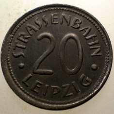 1.113 GERMANIA JETON TRAMVAI LEIPZIG 20 STRASSENBAHN 23,2mm