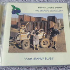 CD Nightlosers The Groove Distillery, 1998, Plum Brandy Blues, nou, neascultat