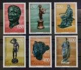 BC104, Iugoslavia 1971, serie arta, sculpturi in bronz (vezi si poza pe spate)