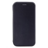 Husa iPhone X MyStyle Elegance Luxury Carte Neagra, Protectie Completa, Piele Ecologica, Slim