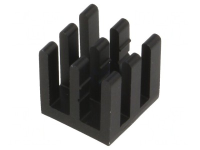 Radiator Aluminiu Negru 10x10x10mm foto