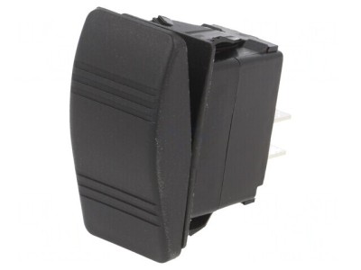 Comutator Rocker SPST Negru 10A/250V IP56 foto