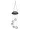 Lampa solara de tip decoratiune pentru gradina, flippy, model clopotel de vant, alb cald