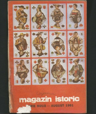MAGAZIN ISTORIC - SERIE NOUĂ - AUGUST, 1991 foto
