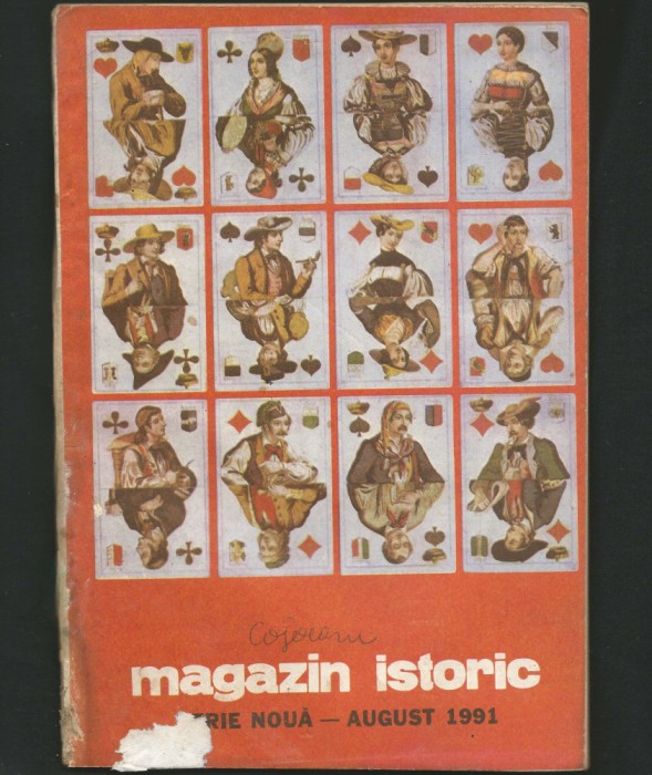 MAGAZIN ISTORIC - SERIE NOUĂ - AUGUST, 1991