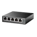 Switch Easy Smart, 4 porturi PoE RJ45 Gigabit, 1 port RJ45 Gigabit, Managed - TP-Link TL-SG105MPE