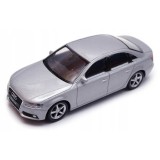 Macheta metal Audi A4 argintie Welly 1:43