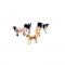 Set animale domestice 5 piese Unika Toy Farm 23602, Multicolor