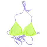 Sutien de baie galben neon