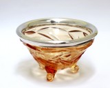 VAZA CRISTAL MARGINE ARGINT VIENEZA