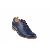 Cumpara ieftin OFERTA marimea 41, 43- Pantofi barbati casual din piele naturala box, bleumarin - LPABLM