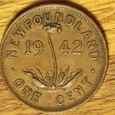 Canada provincii - moneda colectie bronz - 1 cent 1942 Newfoundland - George VI