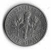 SUA one dime 2014, America de Nord