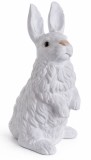 Iepuras-figurina din portelan alb LUP247