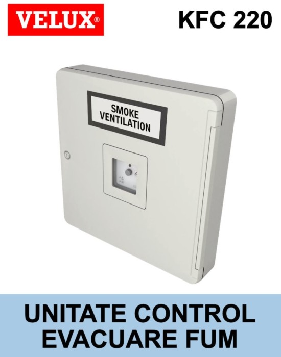 Unitate control ferestre evacuare fum Velux KFC 220