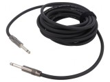 Cablu Jack 6.3mm 2 Pin 6m Negru