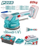 TOTAL - VIBRATOR CU VENTUZA PENTRU PLACI CERAMICE 20V (INCLUDE ACUMULATOR SI INCARCATOR)