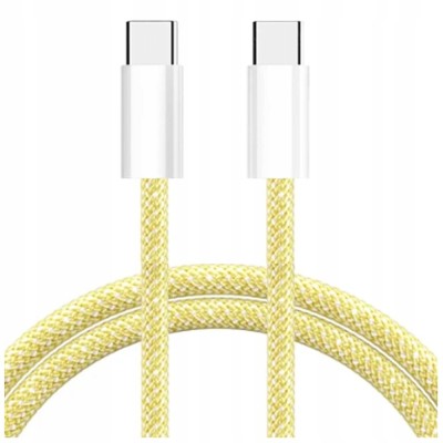 Co2 &amp;Icirc;ncărcător Usb-C Cablu De &amp;Icirc;ncărcare Rapidă Usb Tip C Pentru Iphone 15 1M Galben foto
