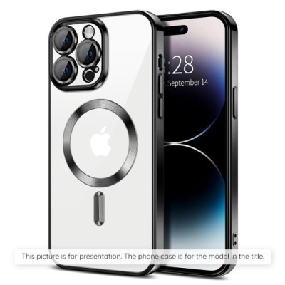 Husa pentru Samsung Galaxy A55 5G - Techsuit Luxury Crystal MagSafe - Black foto