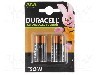 Acumulator AAA, R3, 1,2V, 850mAh, Ni-MH, DURACELL - DURACELL AAA 850 MAH DX2400 BLISTER B4