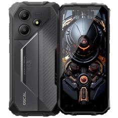 Telefon mobil OSCAL MARINE 2, Negru, 4G, 6.56 HD+ 90Hz, 12GB RAM (4GB + 8GB extensibili), 64GB ROM, DokeOS 4.1, Unisoc T615, 11000mAh, 18W, Dual SIM H