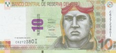 Bancnota Peru 10 Nuevos Soles 2013 - P187 UNC