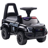 Cumpara ieftin Masinuta electrica de politie Kinderauto Police 30W 6V cu megafon si music player, bluetooth, culoare Negru