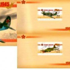 RUSIA 2011, Aviatie, serie neuzata, carnet, MNH