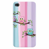 Husa silicon pentru Apple Iphone 4 / 4S, Cute Owl