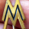 I.904 INSIGNA STICKPIN GERMANIA RDG DDR MESSE LEIPZIG EXPOZITIE h16mm