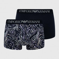 Emporio Armani Underwear boxeri 2-pack barbati, culoarea albastru marin