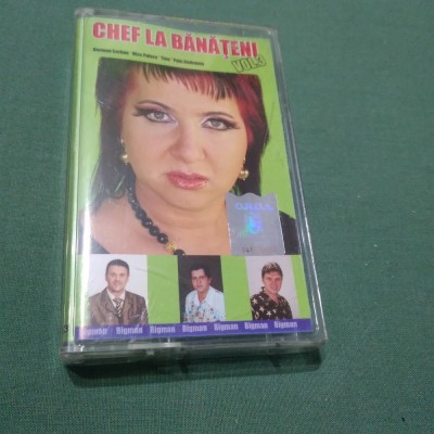 CASETA AUDIO PETRECERE CHEF LA BANATENI VOL 3 RARA!!ORIGINALA foto