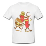 Tricou &quot; Run fast food &quot;