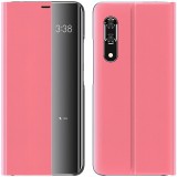 Husa Textil OEM New Sleep Case pentru Xiaomi Redmi Note 8 Pro, Roz