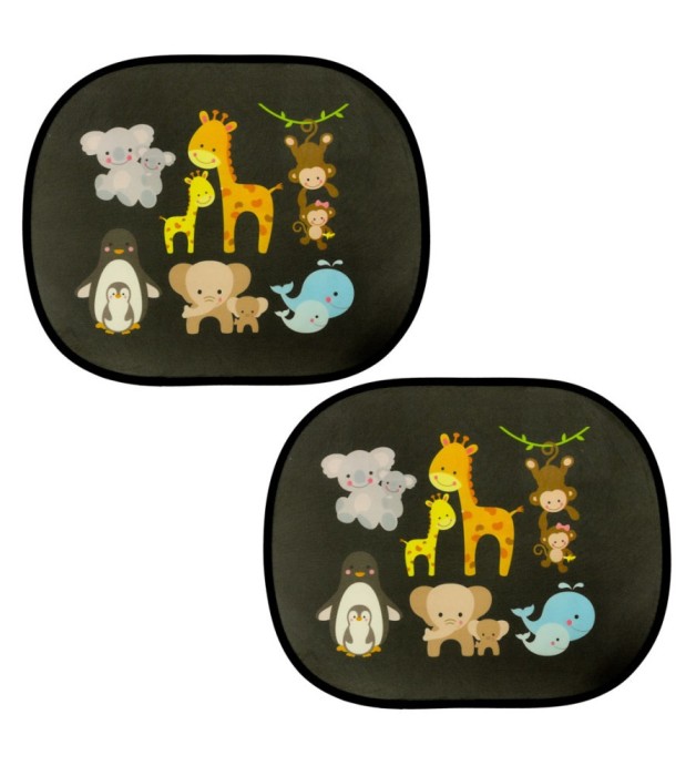 Parasolar Auto Geam Lateral model animale, Protecție Soare