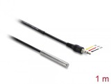 Senzor temperatura la 3.5 mm 3 pini stereo jack DS18B20 1m, Delock 91387