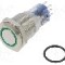 Intrerupator anti-vandalism, ON-(ON), &Oslash;16.2mm, BULGIN, MP0045/1D2GN012S