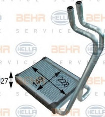 Radiator incalzire interior HYUNDAI SONATA V (NF) (2005 - 2010) HELLA 8FH 351 315-721 foto