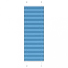 Gossi jaluza plisata albastru 45x150 cm latime tesatura 44,4 cm