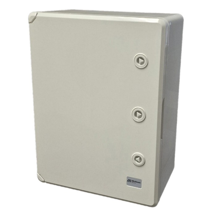 Cutie tablou electric din policarbonat, gri, 600 x 800 x 280 mm