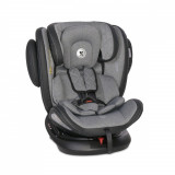 Scaun auto cu isofix Lorelli Aviator, 0-36 kg, rotativ 360 grade, Black Light Grey