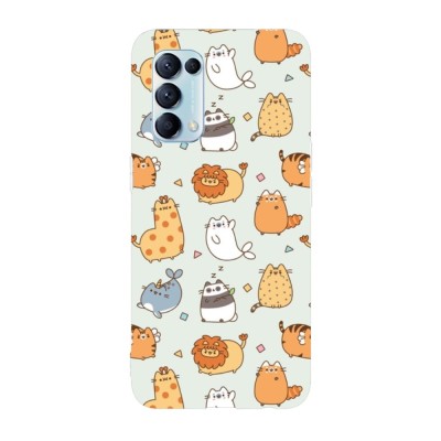 Husa compatibila cu Oppo A72 model Kawaii animalia kingdom, Silicon, TPU, Viceversa foto