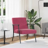 vidaXL fotoliu Roșu Vin 59 x 75 x 78 cm Catifea 42017684