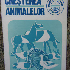 CRESTEREA ANIMALELOR DOCUMENTARE CURENTA NR 1 1980